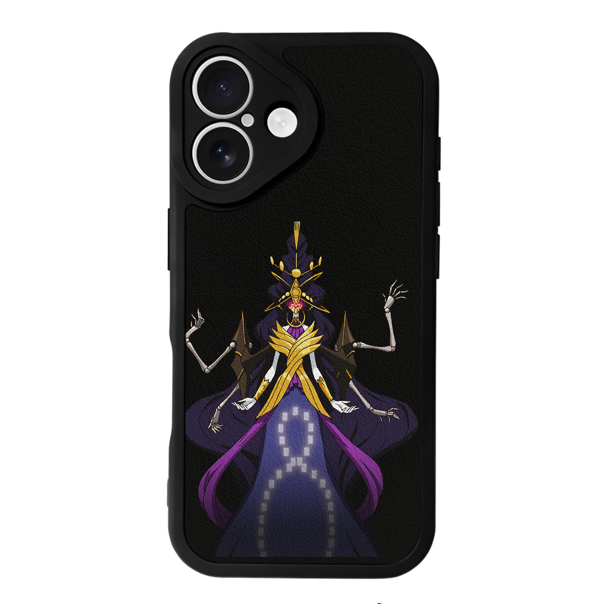 遊☆戯☆王 Yu-Gi-Oh! 【iPhone 16シリーズ対応】シリコンスマホケース（レザー調） 材質：シリコン